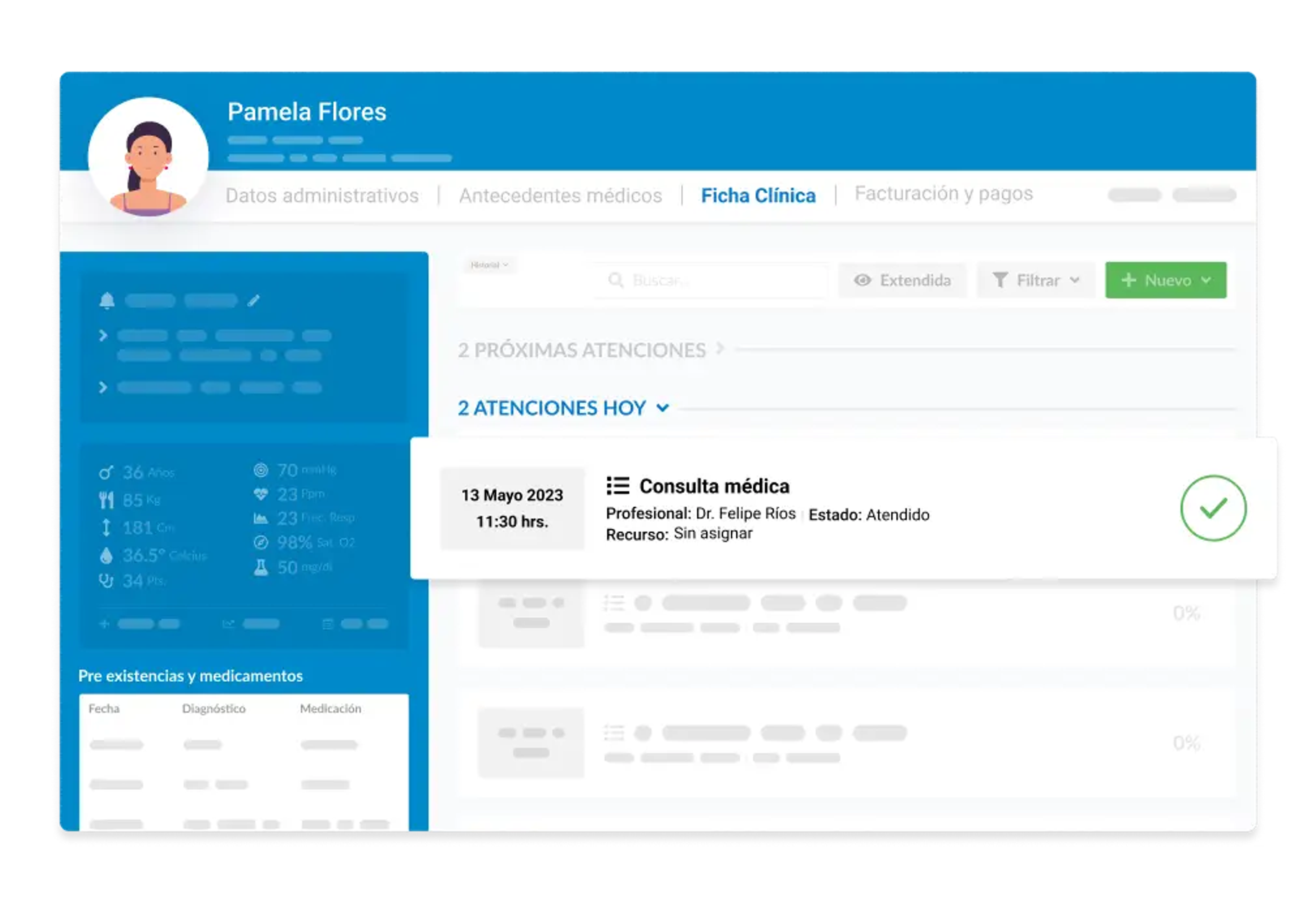 Historia clínica dental digital en Dentalink