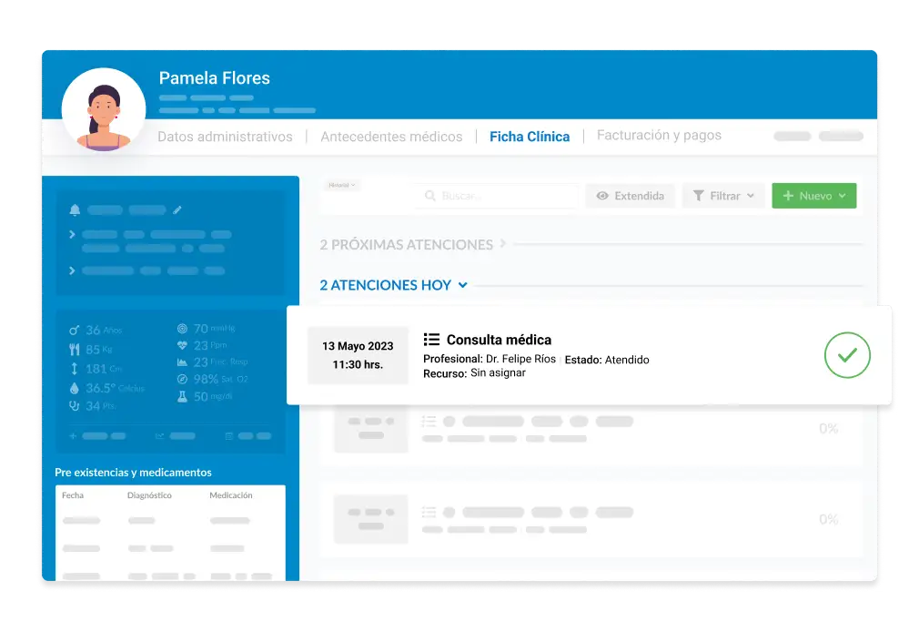 Historia clínica dental digital en Dentalink