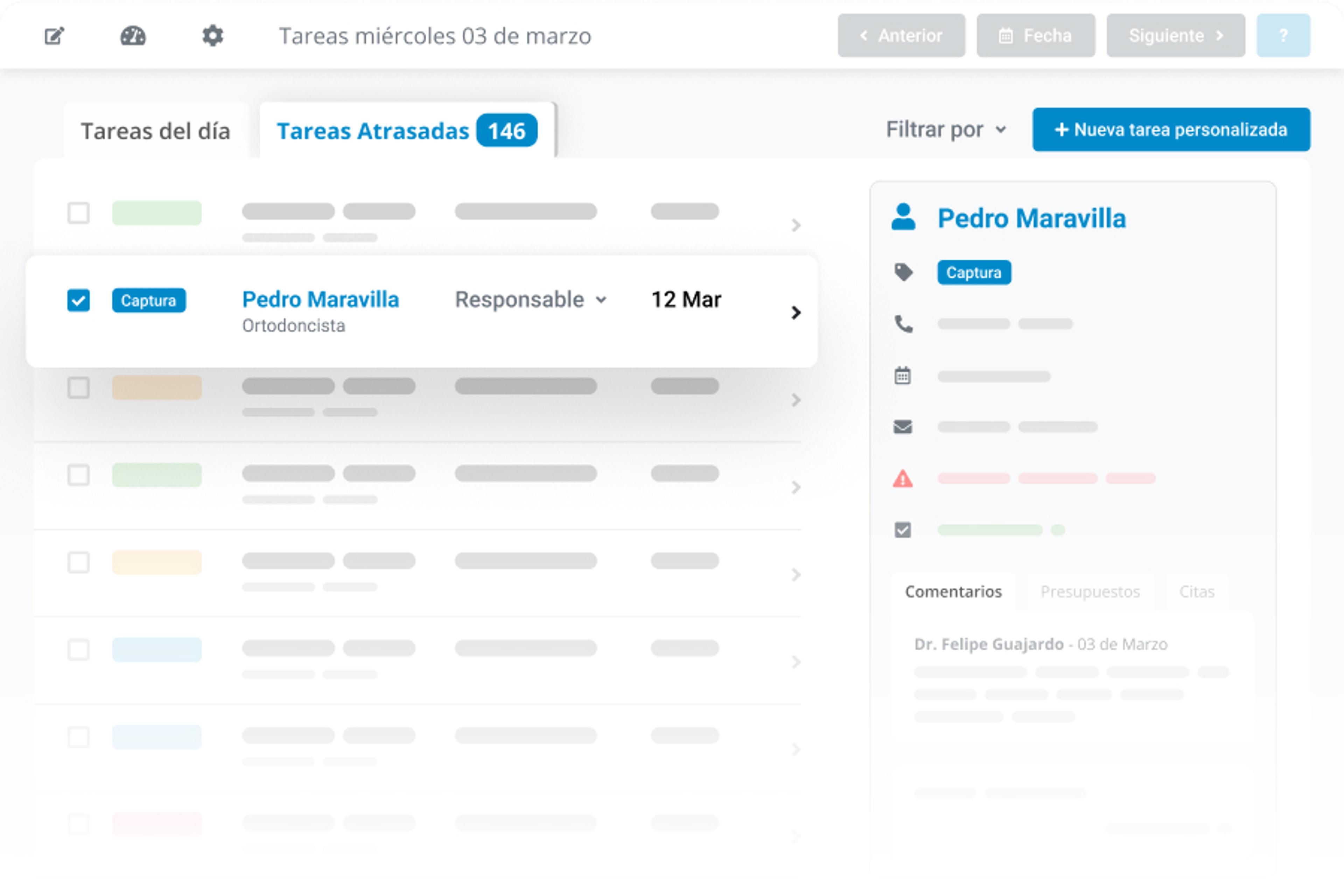 Tareas automáticas de captura de pacientes en Dentalink