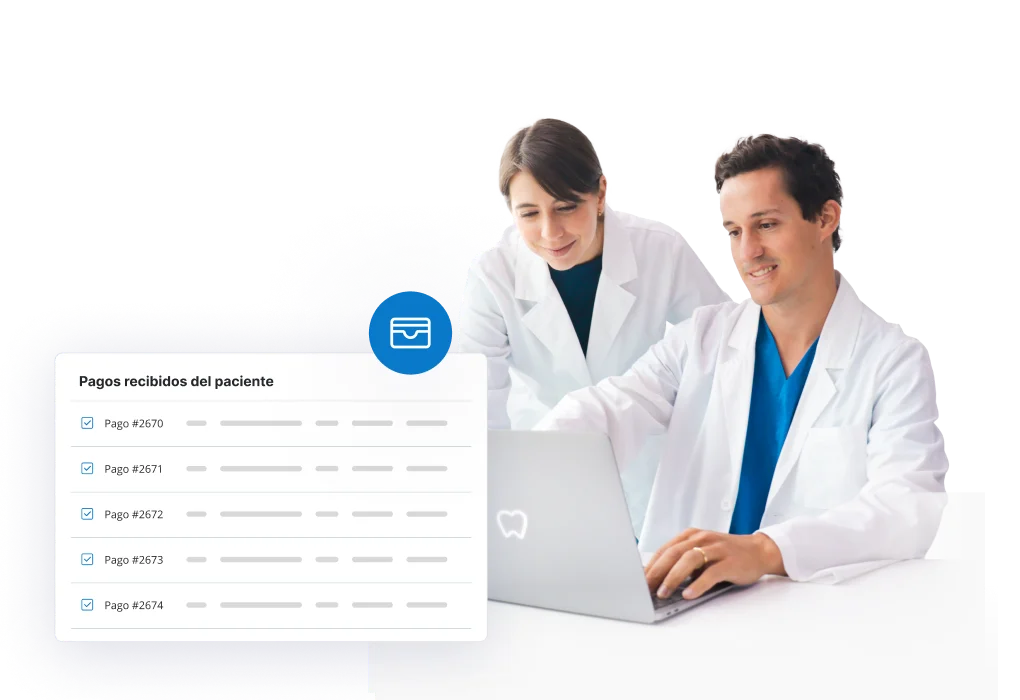 Datos de facturación sincronizados con la recepción de pagos en Dentalink