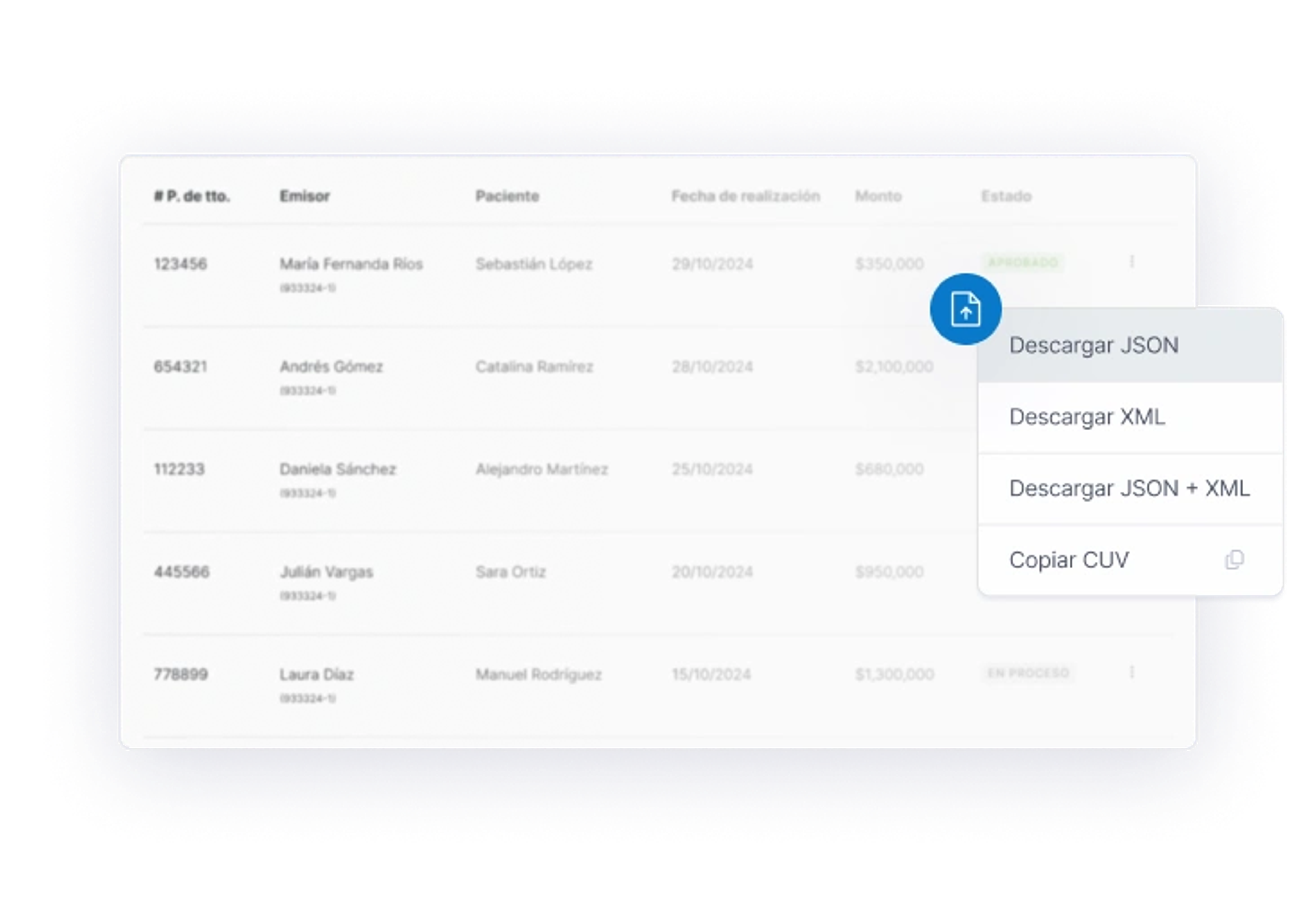 Generación de reportes RIPS en formato JSON desde Dentalink