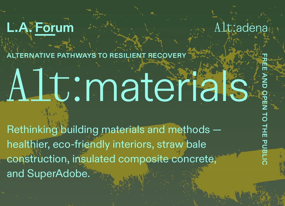 Alt:materials - Alternative Pathways to Resilient Recovery 