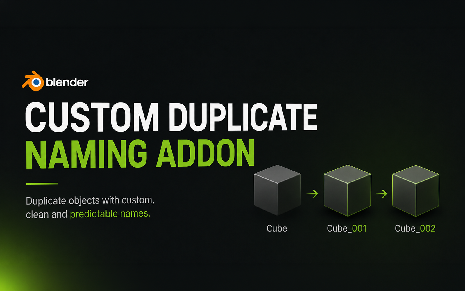 Blender Custom Duplicate Naming