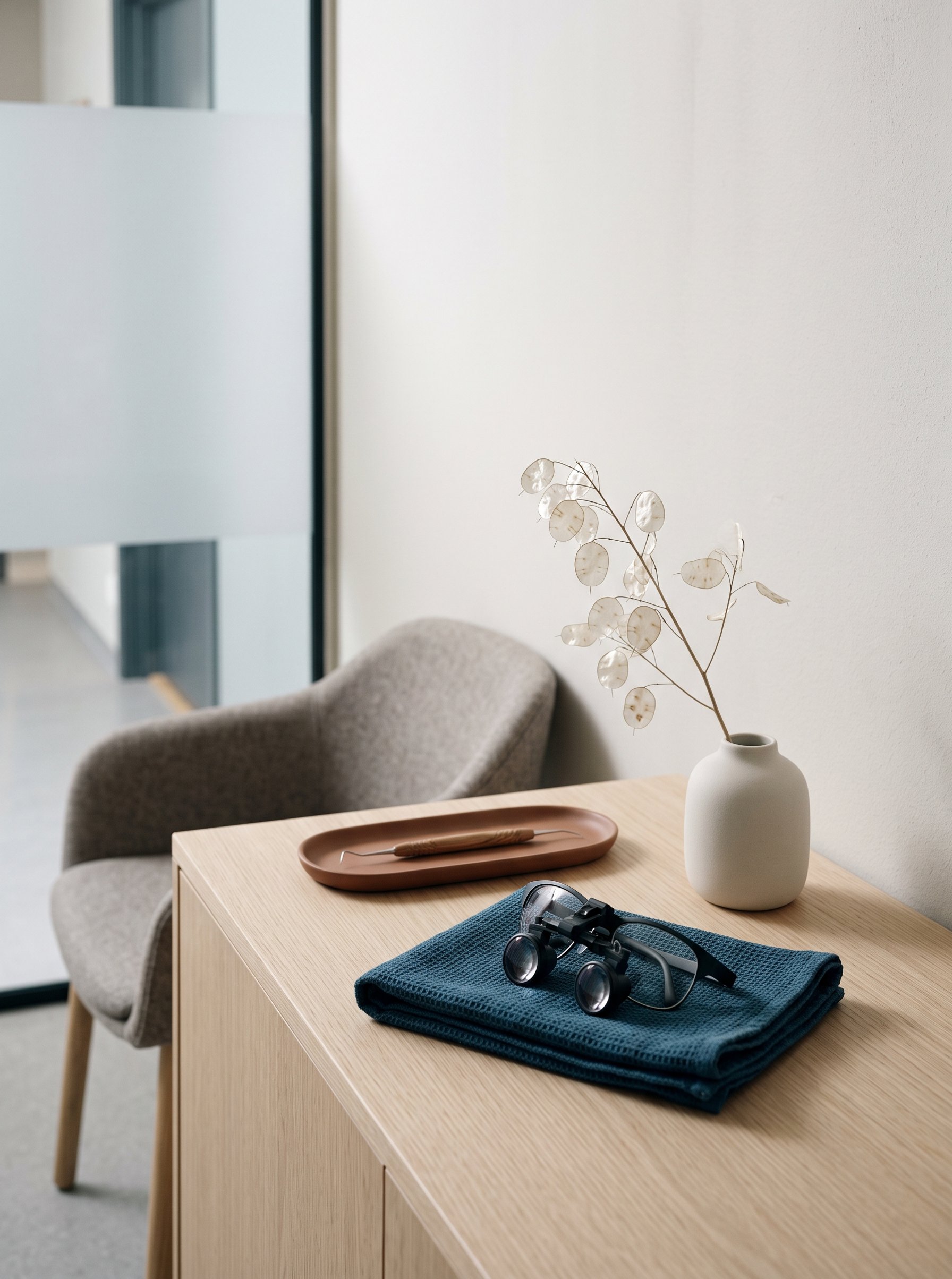 Detalj fra klinikkens hverdag