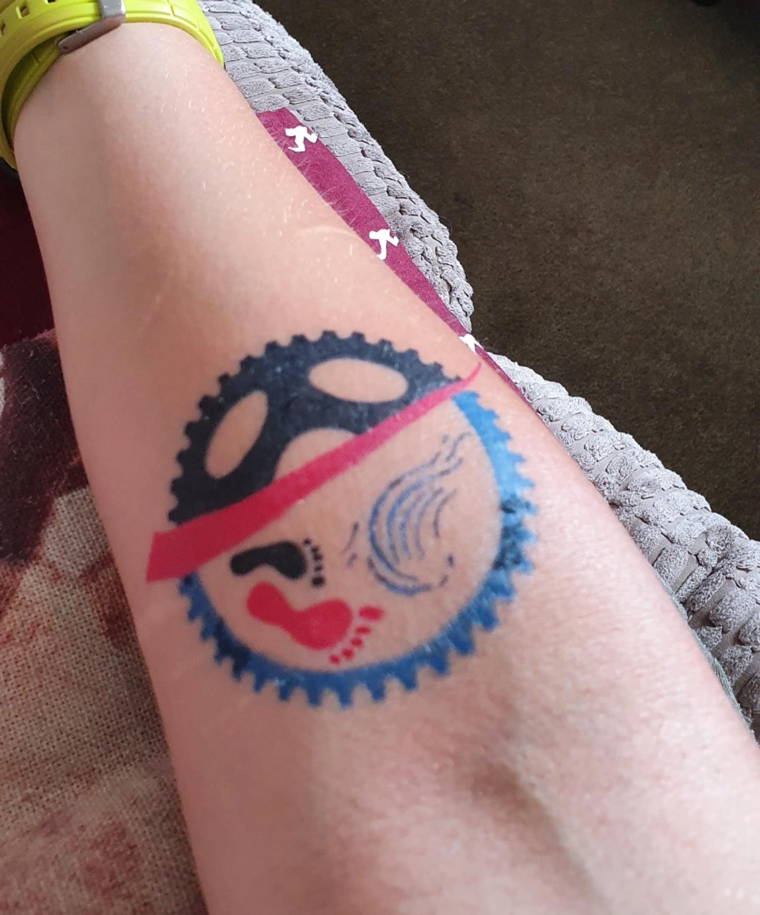 New tattoo for my 1st Triathlon