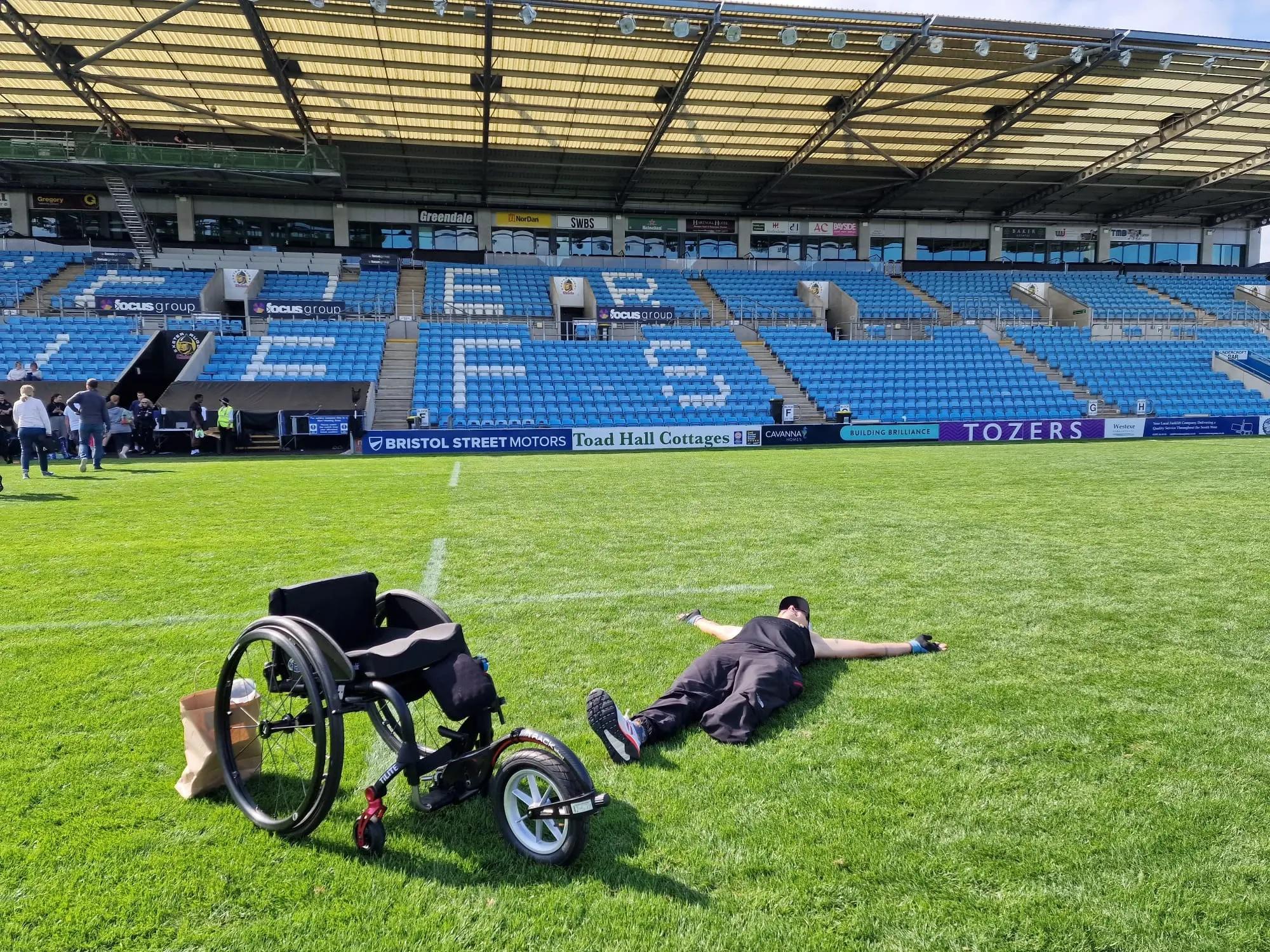 Lexi relieved to arrive at the finish line