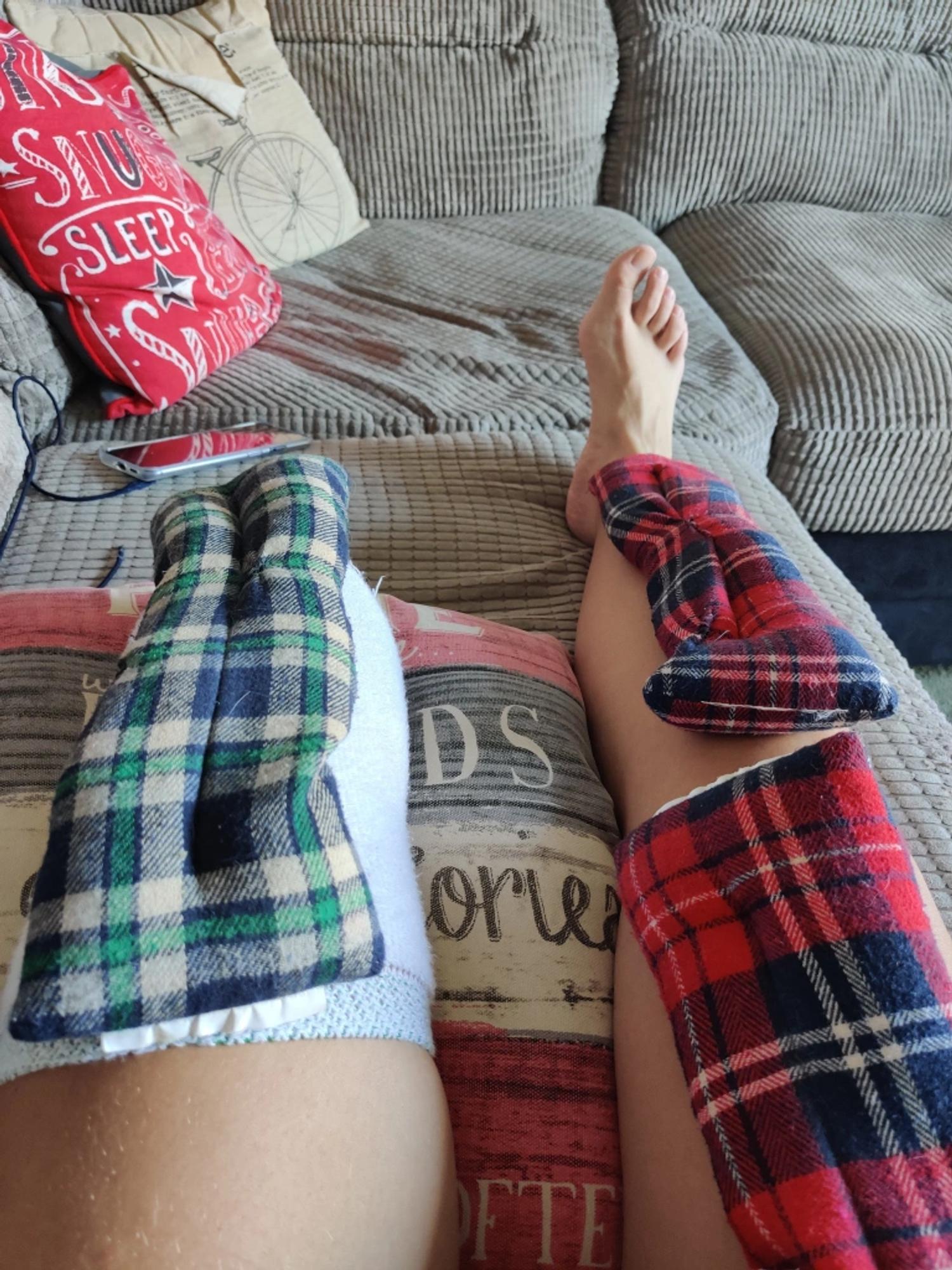 My typical day. Spending all day with boiling heat packs to try to help with the pain.