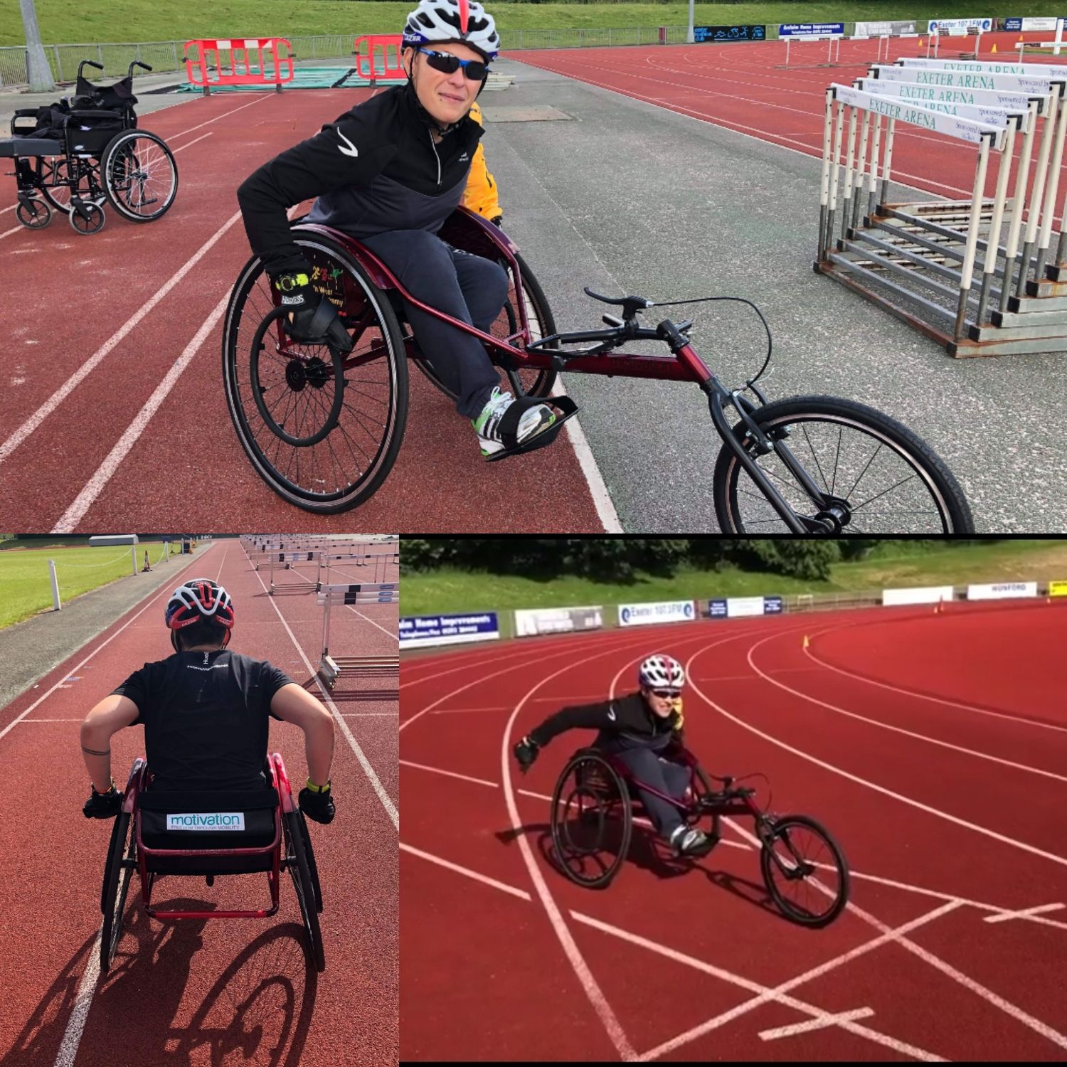 Workin it on the track 😁