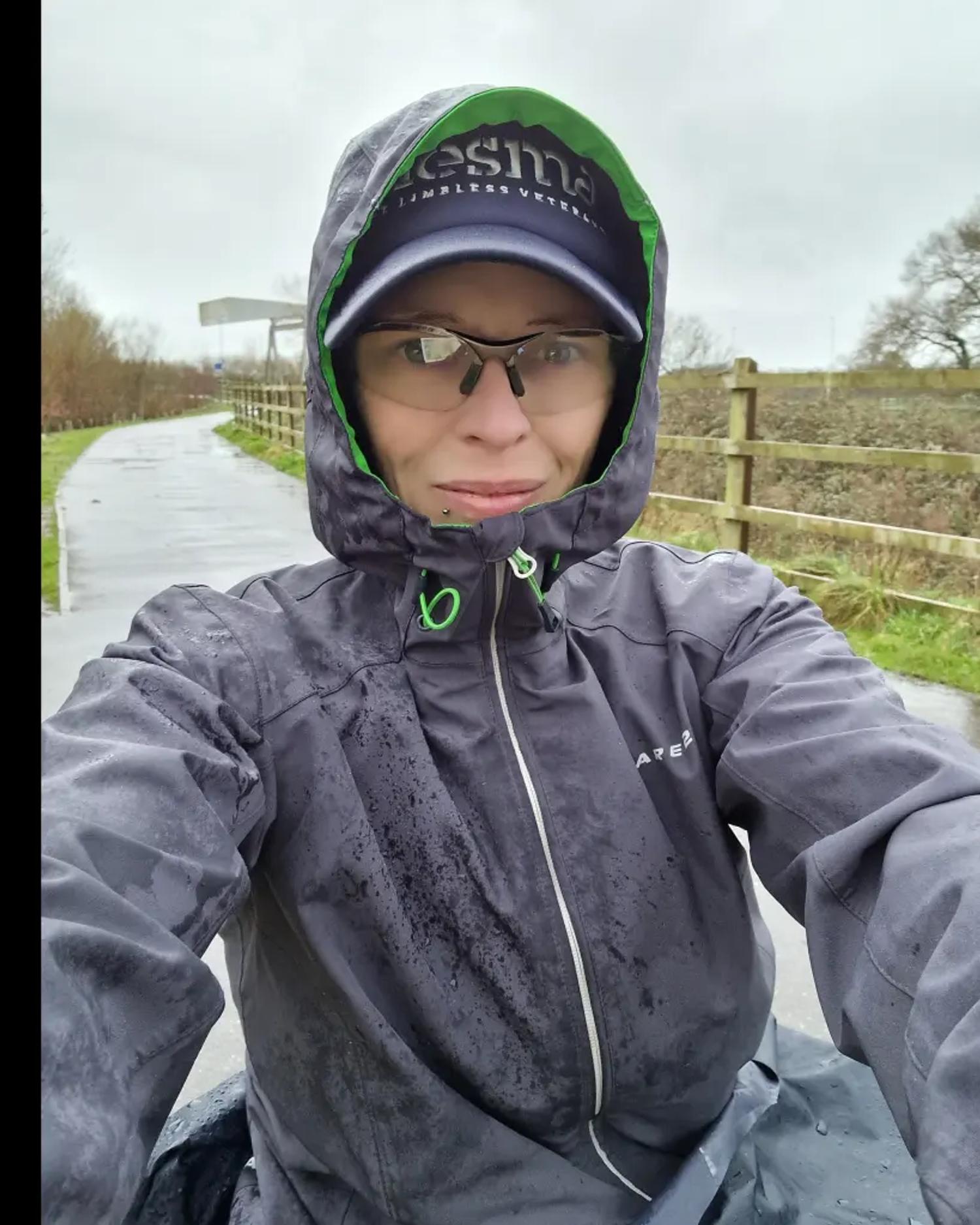 Training in the rain!