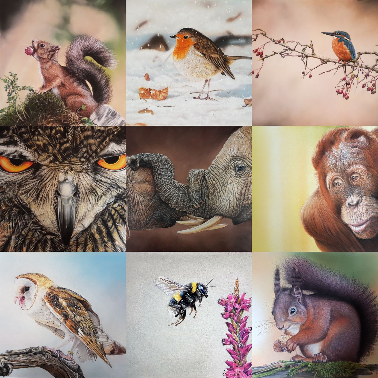 These are some of my pieces.