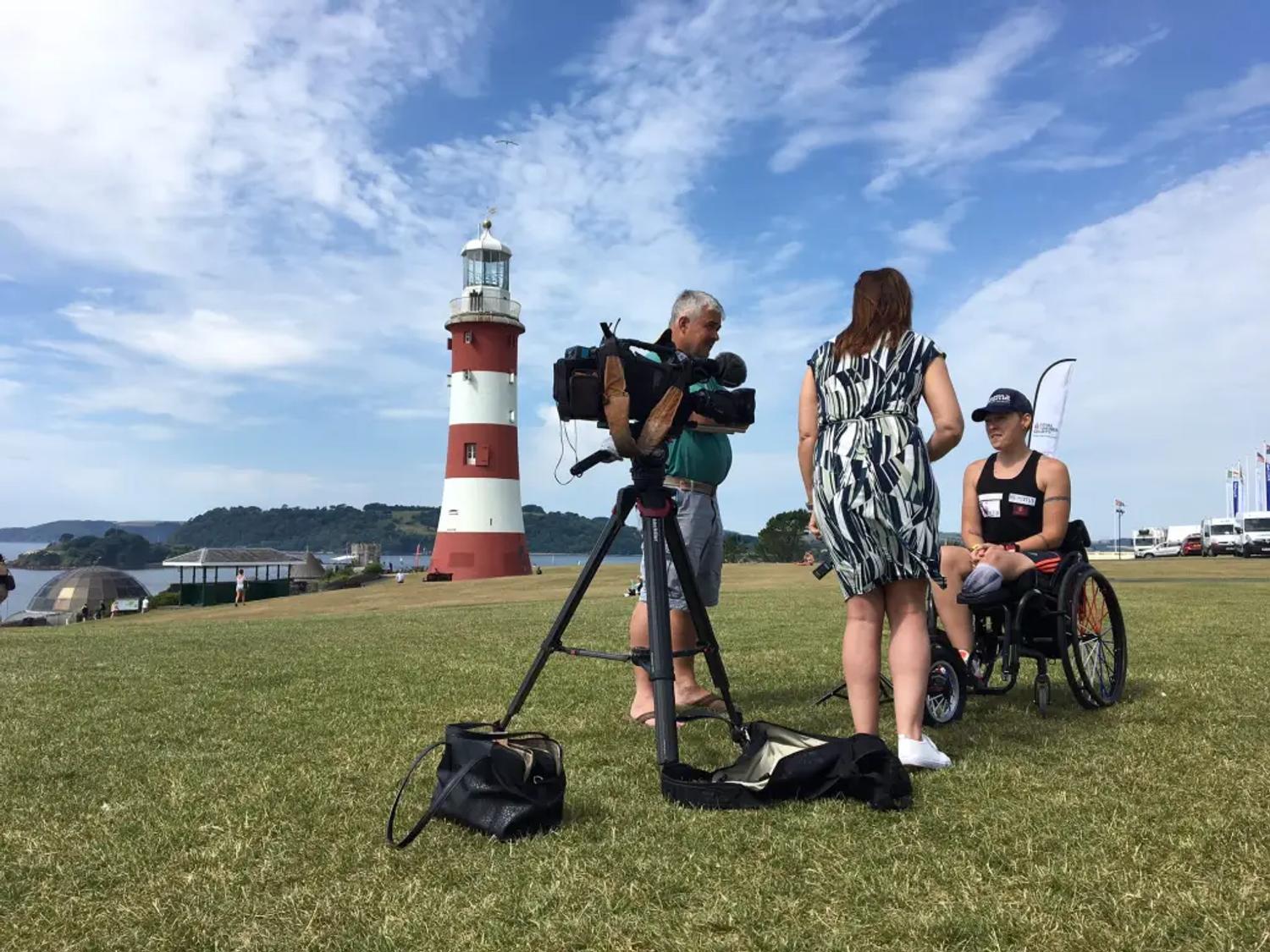 Being filmed for itv westcountry
