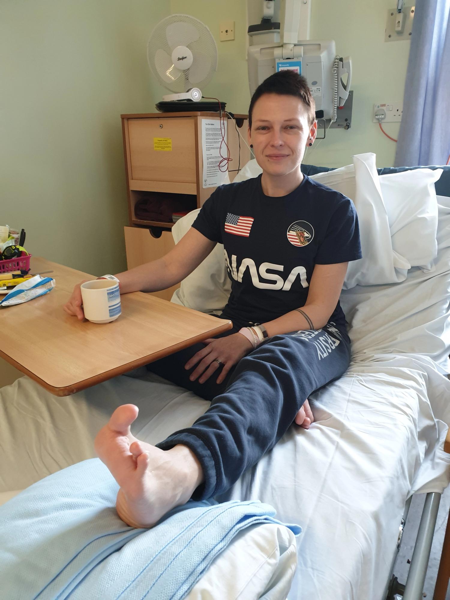 Im hospital 3 days to amputation