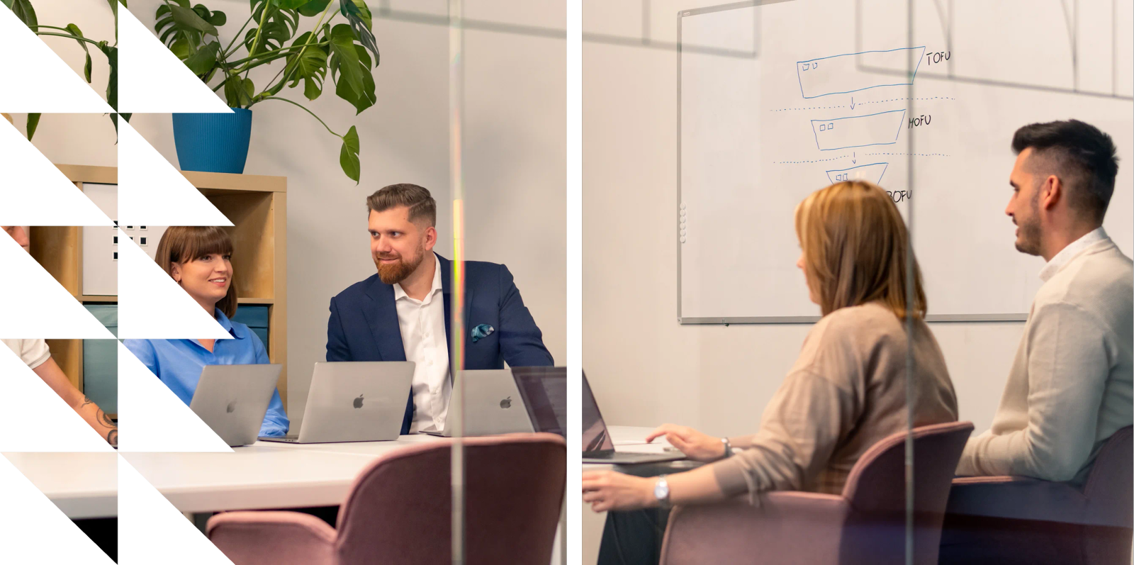 Zespół AdWise podczas pracy nad audytem marketingowym