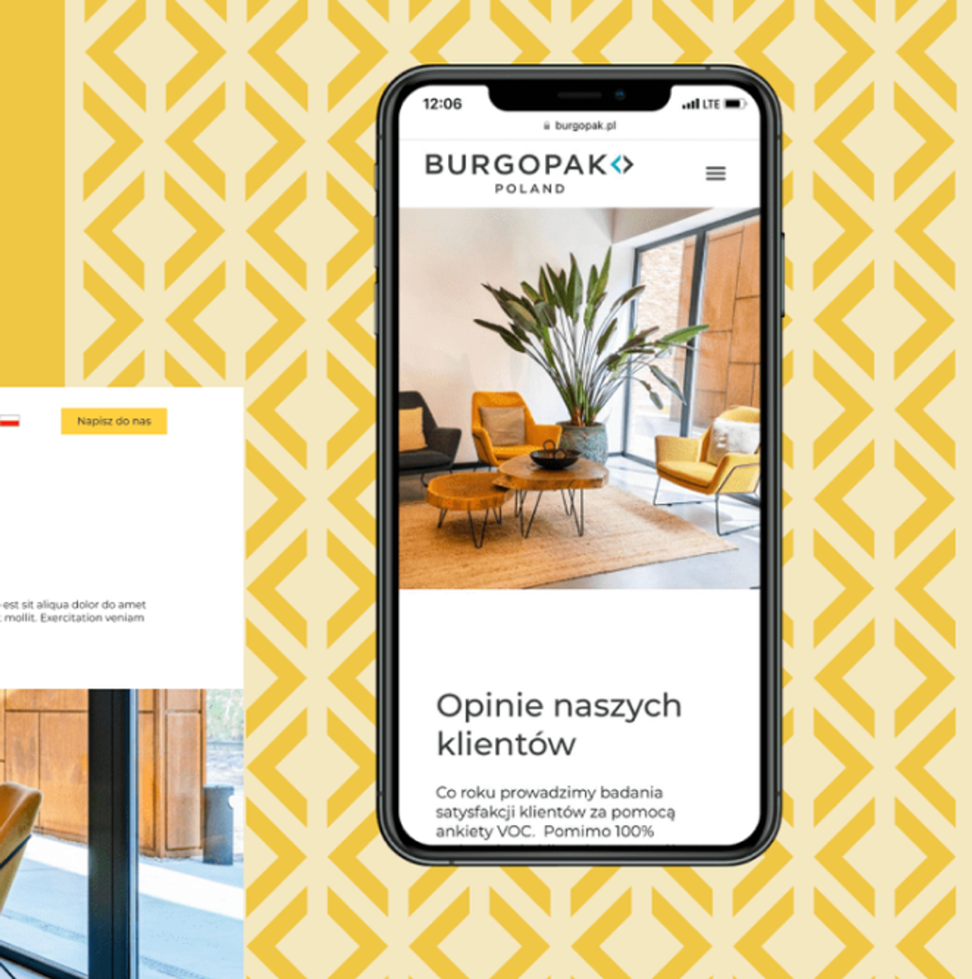 Burgopak — wersja mobilna strony