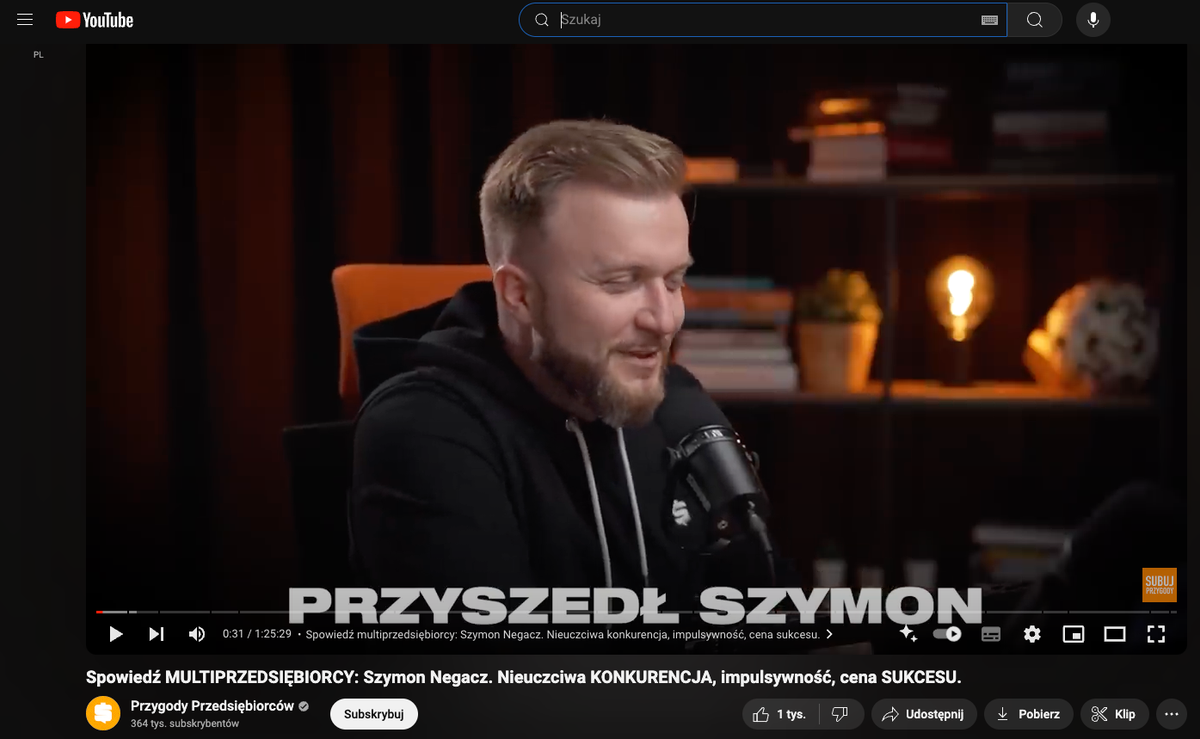 Gościnny występ w Przygody Przedsiębiorców, pomysł na lejek sprzedażowy TOFU