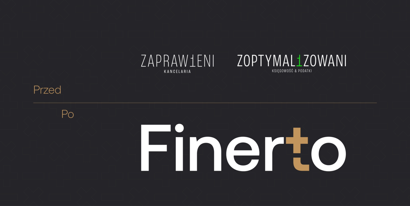 Przed/Po: Zaprawieni + Zoptymalizowani → Finerto