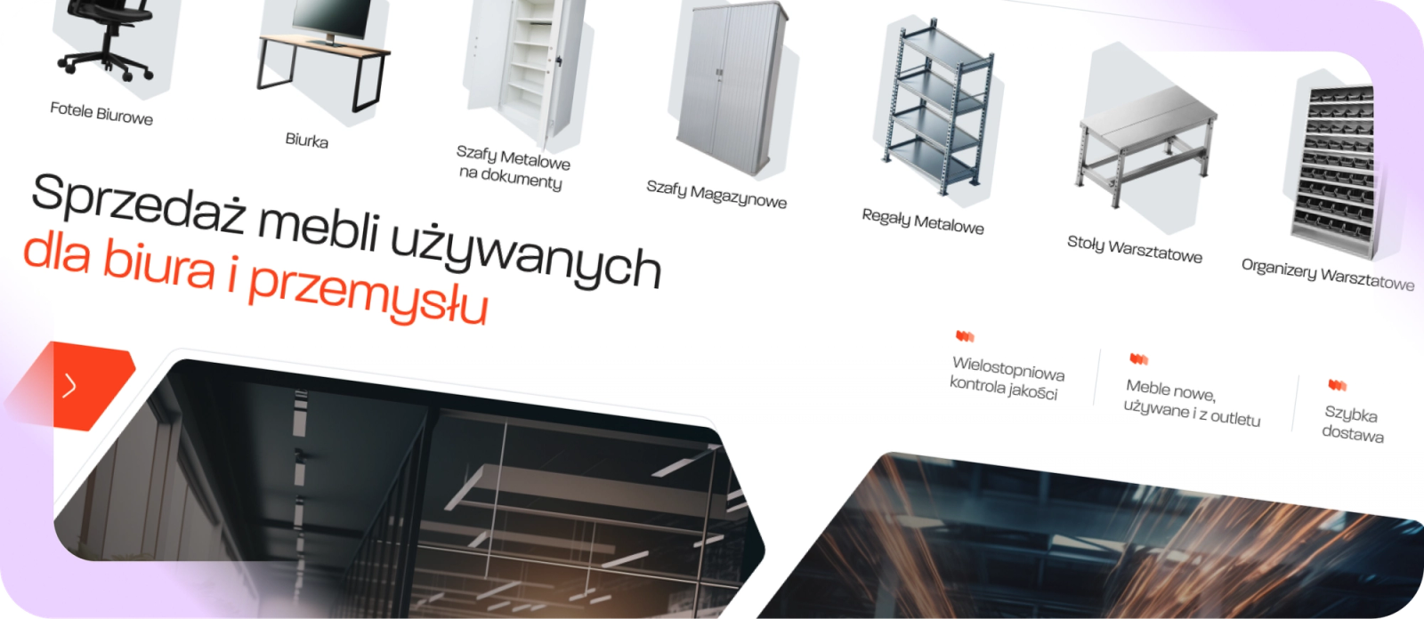 Sklep internetowy z meblami dla biura i przemysłu