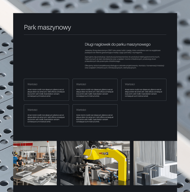 AiFO — pełen layout dedykowanej strony