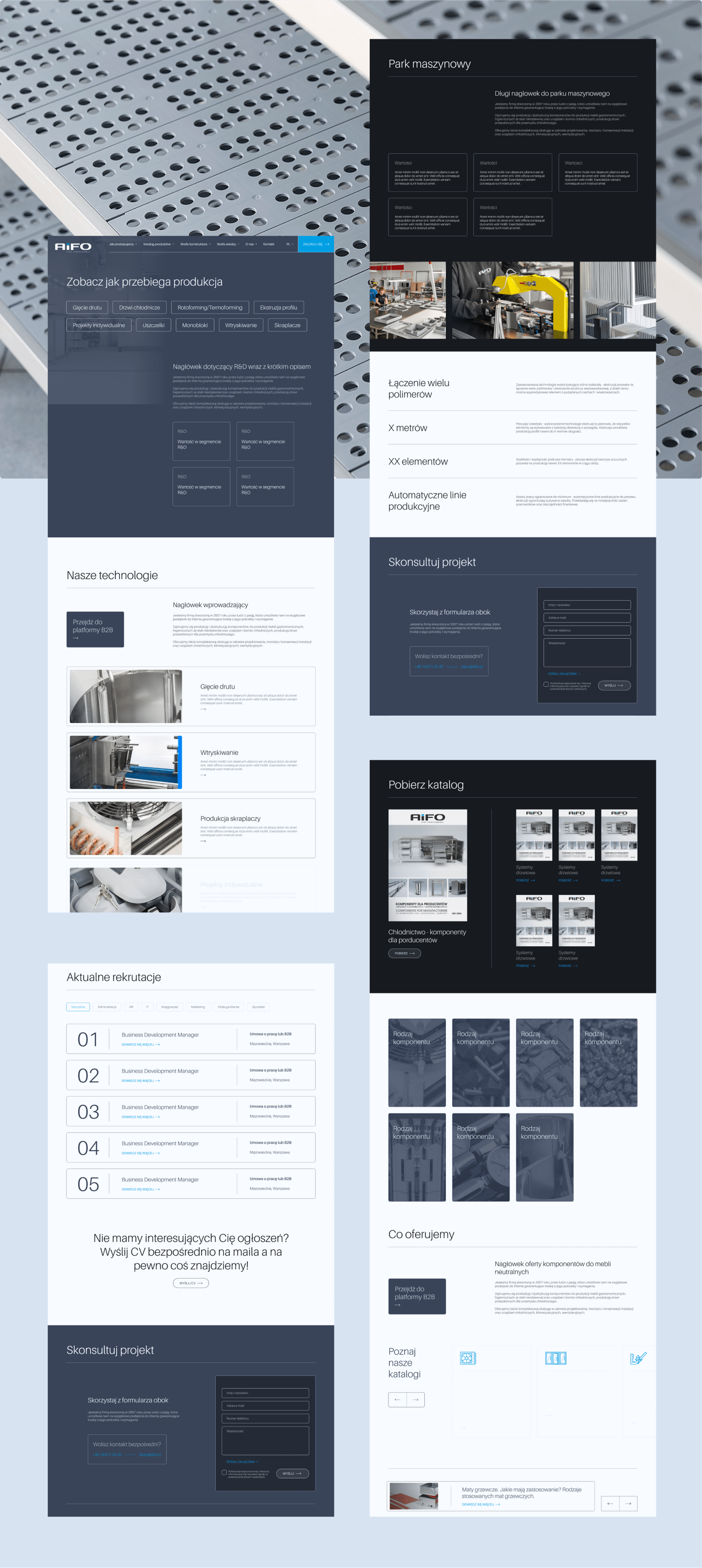 AiFO — layout strony