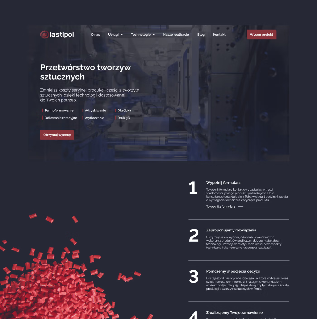 Plastipol — typografia Raleway