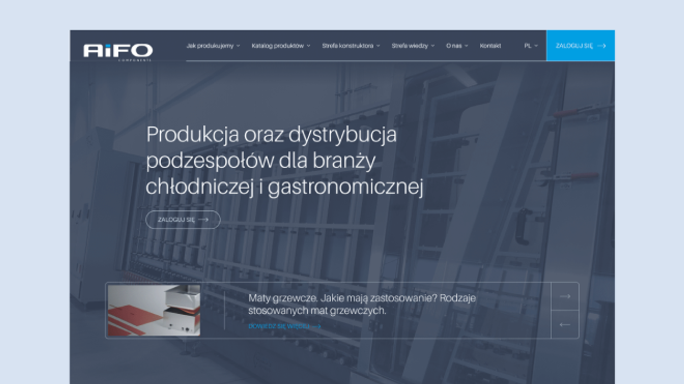AiFO — strona Poznaj nas i naszą misję