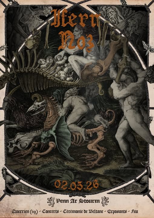 Affiche de Ifern Noz Fest (soirée Black Metal) à Querrien (29)
