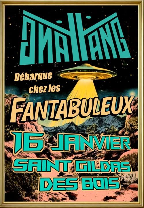 Affiche de Yang Yang (Stoner/Rock Garage) en concert à St Gildas des Bois (44)