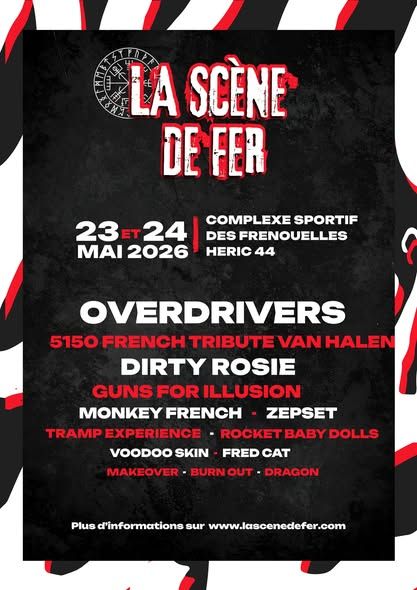 Affiche de Festival Rock Solidaire - La Scène de Fer 2026 à Héric (44)