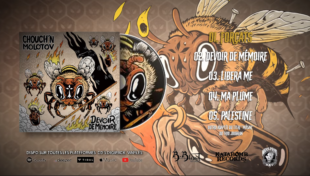 Image pour l'article Chouch'N Molotov : "Devoir de mémoire", le nouvel album est disponible