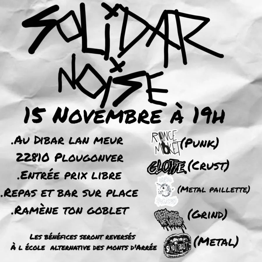Affiche de Solidar Noise à Plougonver (22)