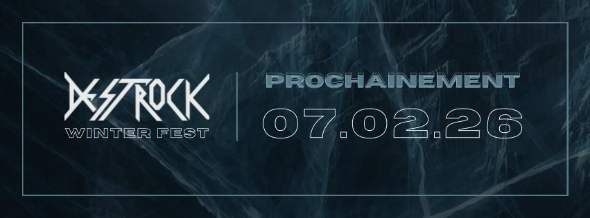 Affiche de Destrock Winter Fest à Brest (29)
