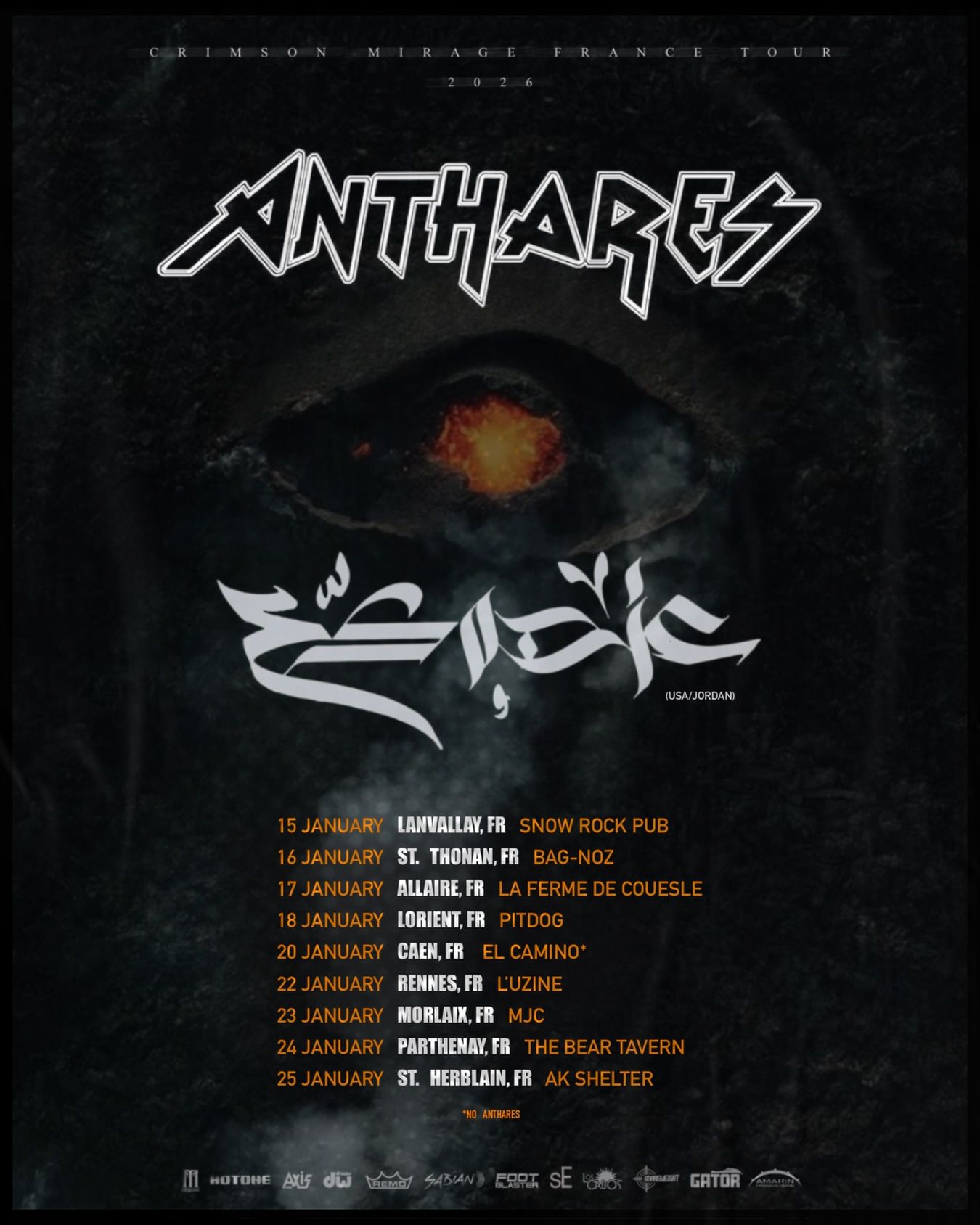 Affiche de Anthares et Esodic (USA) à St Herblain (44)