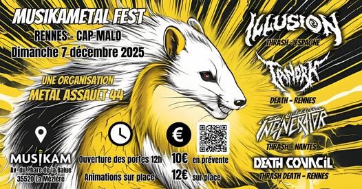 Affiche de Musikametal Fest