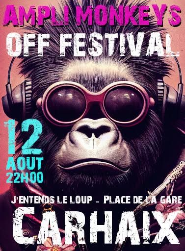 Affiche de Ampli Monkeys (Rock/Hard/Blues) en concert à Carhaix (35)