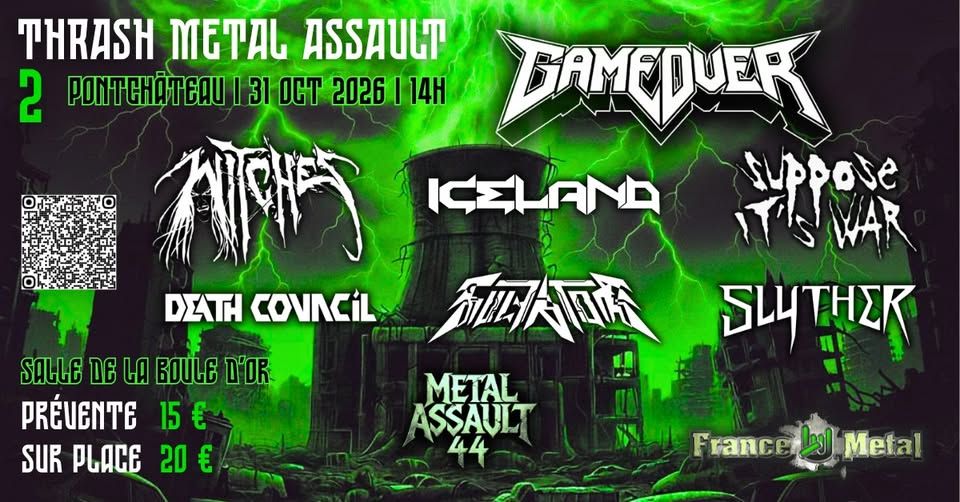 Affiche de Thrash Metal Assault #2 à Pontchateau (44)