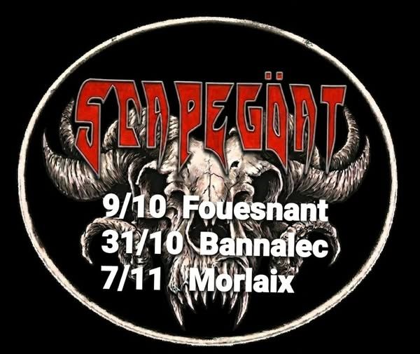 Affiche de Scapegöat (Heavy Rock) en concert à Bannalec (29)