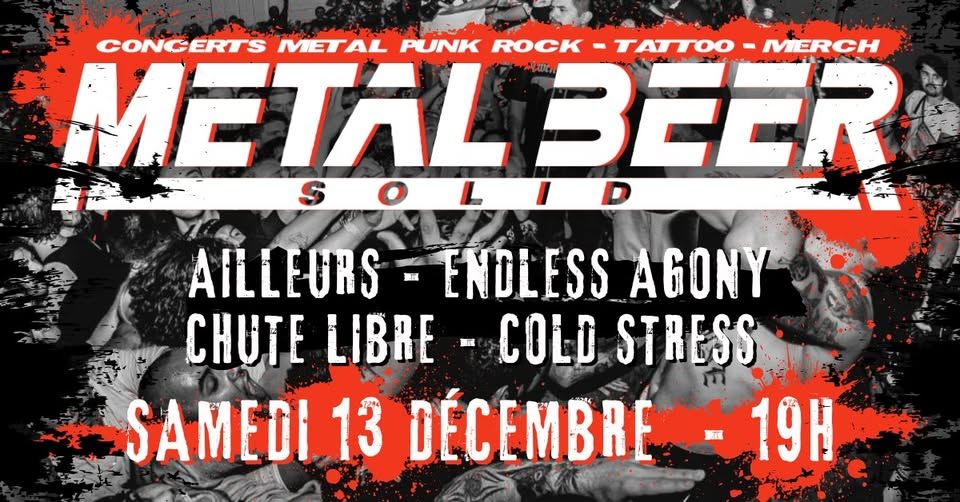 Affiche de Metal Beer Solid (Hardcore/Thrash/Punk) à Nantes (44)