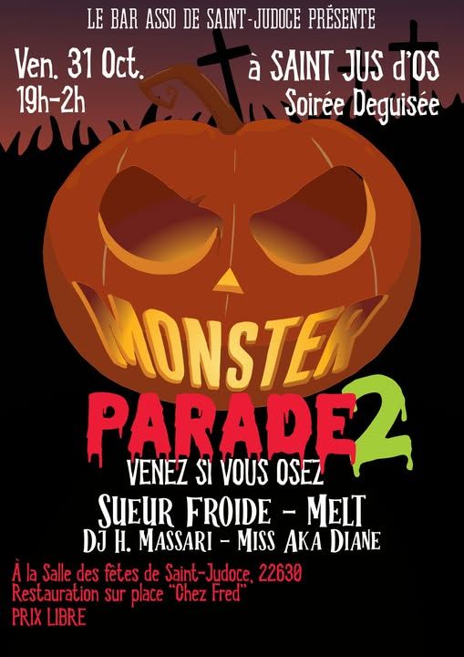 Affiche de Monster Parade 2 (rock / punk rock) à St Judoce (22)