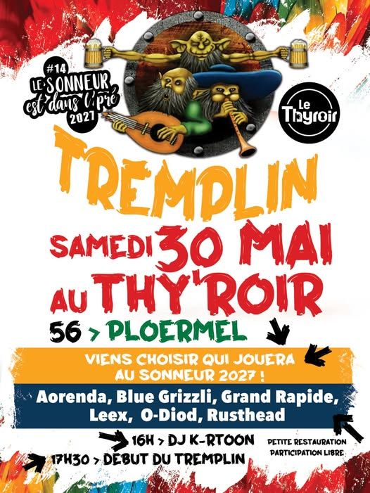 Affiche de Tremplin du festival Le Sonneur est dans le Pré à Ploermel (56)