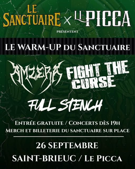 Affiche de Warm Up du Festival Sanctuaire à Saint-Brieuc (22)