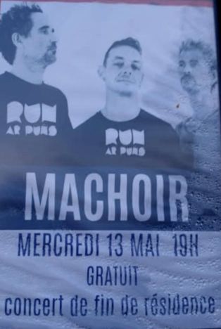 Affiche de Machoir (Noise/Grunge/Rock Alternatif...) en concert à Chateaulin (29)