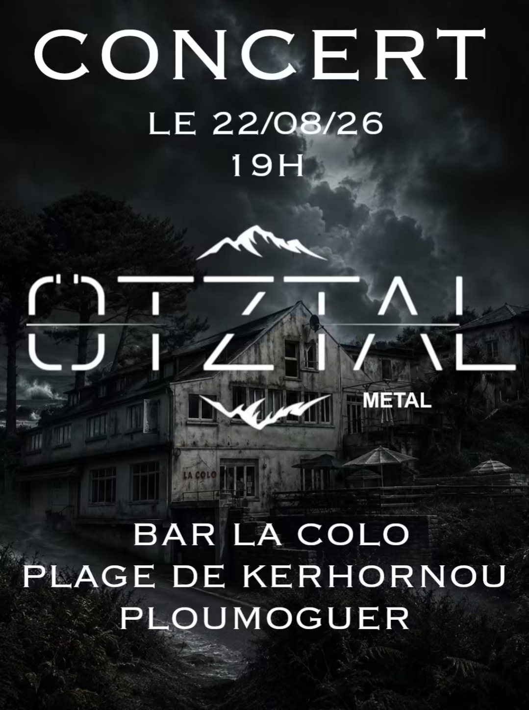 Affiche de Ötztal (Death Metal / Thrash) en concert à Ploumoguer (29)