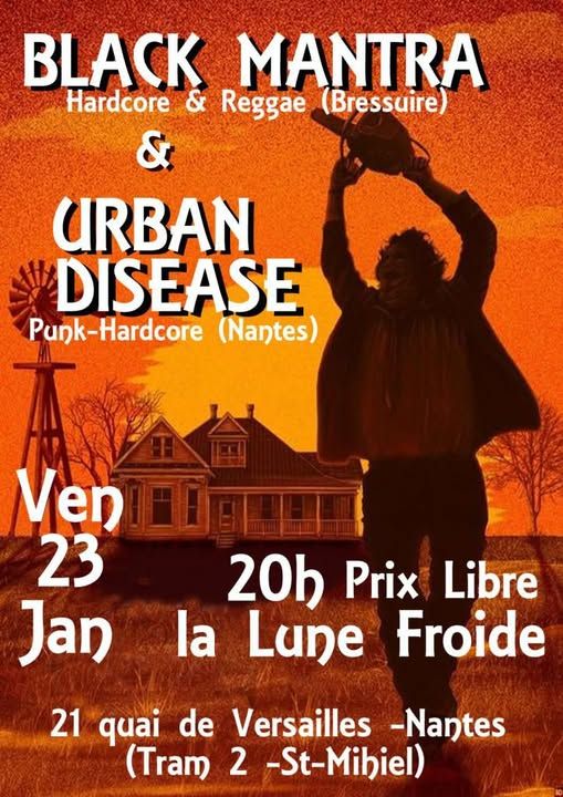 Affiche de Soirée Punk/Hardcore - Hardcore/Reggae à Nantes (44)