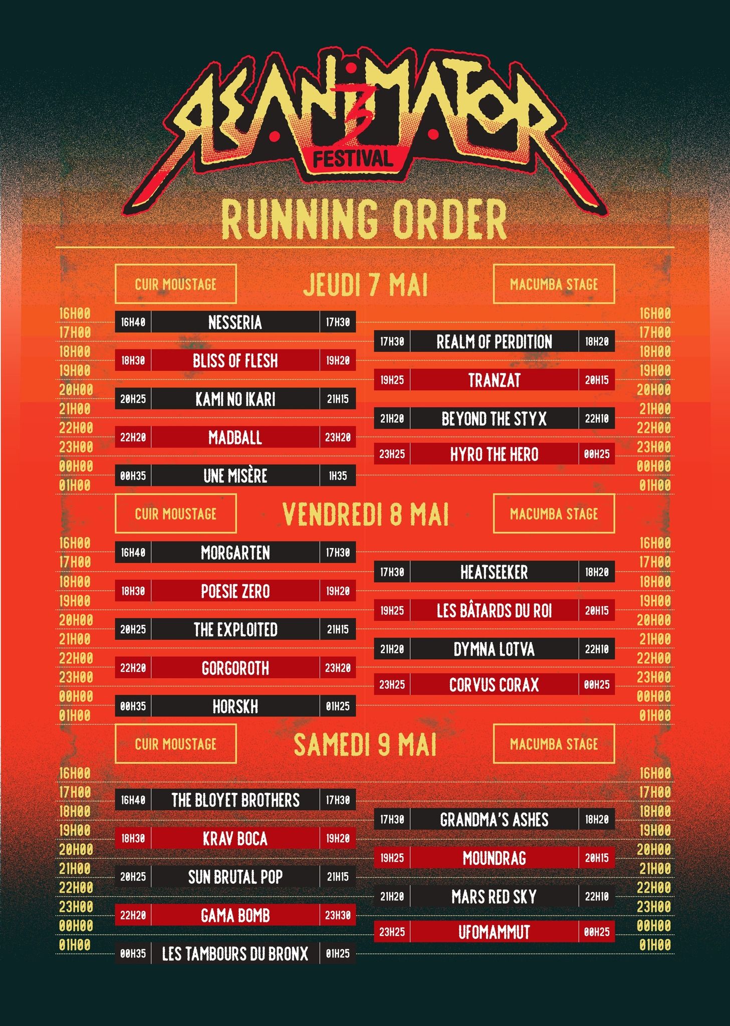 Affiche de Re-Animator Festival #3 à St Nolff (56)