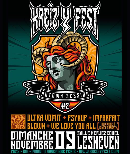 Affiche de Kreiz Y Fest - Edition d'hiver avec Ultra Vomit