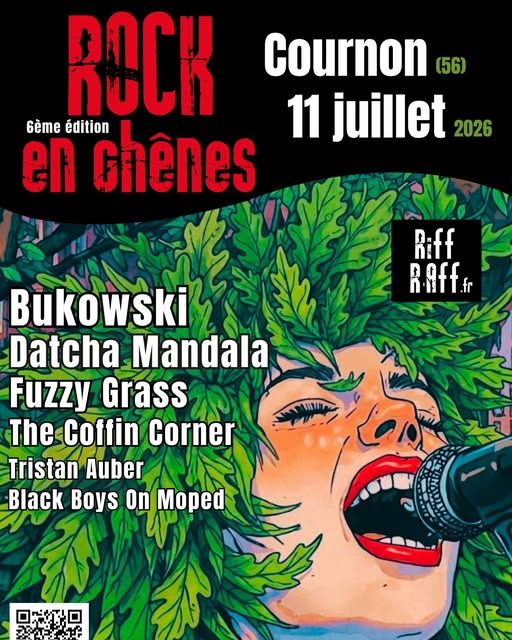 Affiche de Festival Rock en Chênes (avec 6 groupes) à Cournon (56)