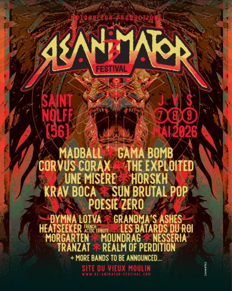 Affiche de Re-Animator Festival #3 à St Nolff (56)