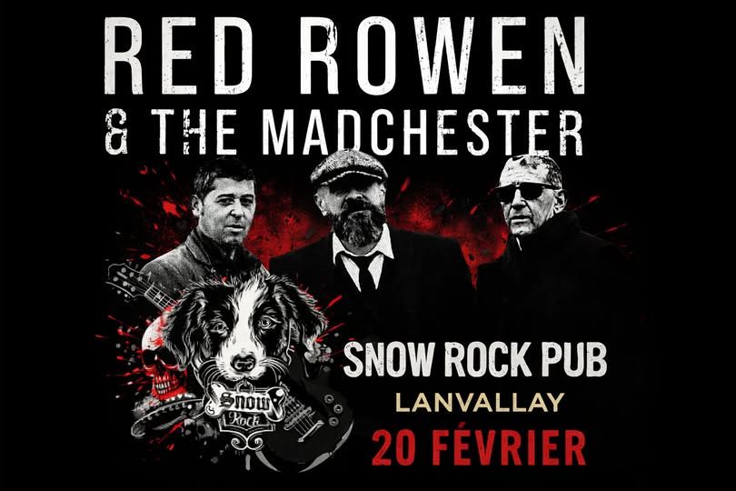 Affiche de Red Rowen And The Madchester en concert à Lanvallay (22)