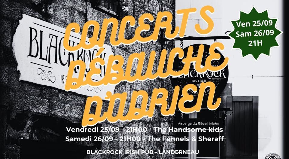 Affiche de The Handsome Kids (Rock) en concert à Landerneau (29)