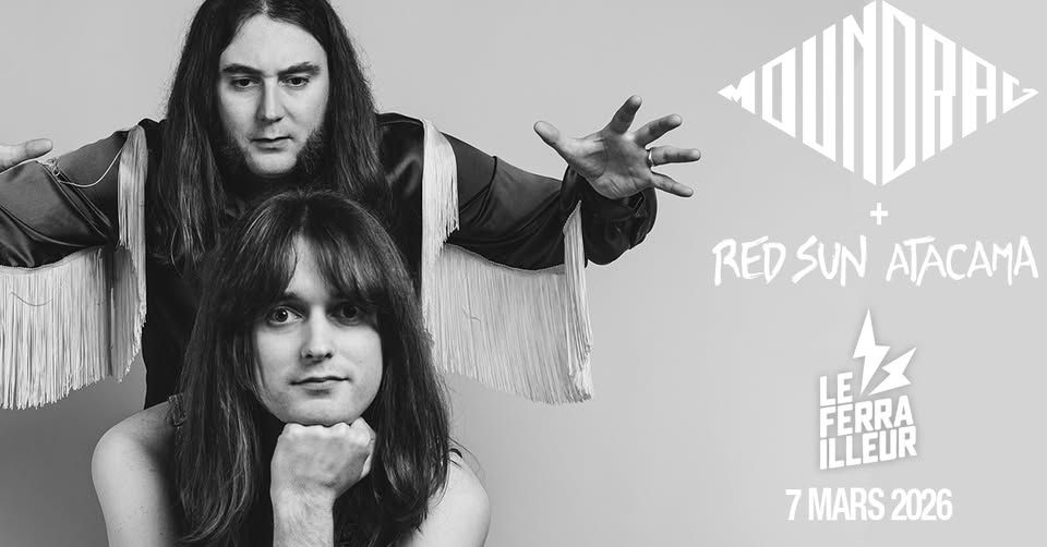 Affiche de Moundrag et Red Sun Atacama live à Nantes (44)